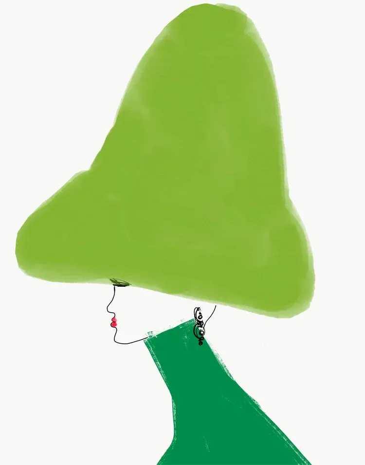 Annie Naranian, ‘Chapeau Vert’, 2024, Print, Giclée acid-free archival fine art paper and canvas combined with giclée pigment ink. , null, Numbered