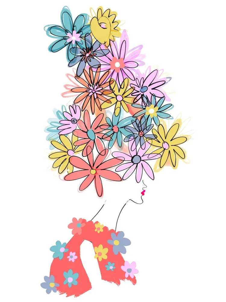 Annie Naranian, ‘Pastel Fleur Chapeau’, 2023, Print, Giclée acid-free archival fine art paper and canvas combined with giclée pigment ink. , null, Numbered