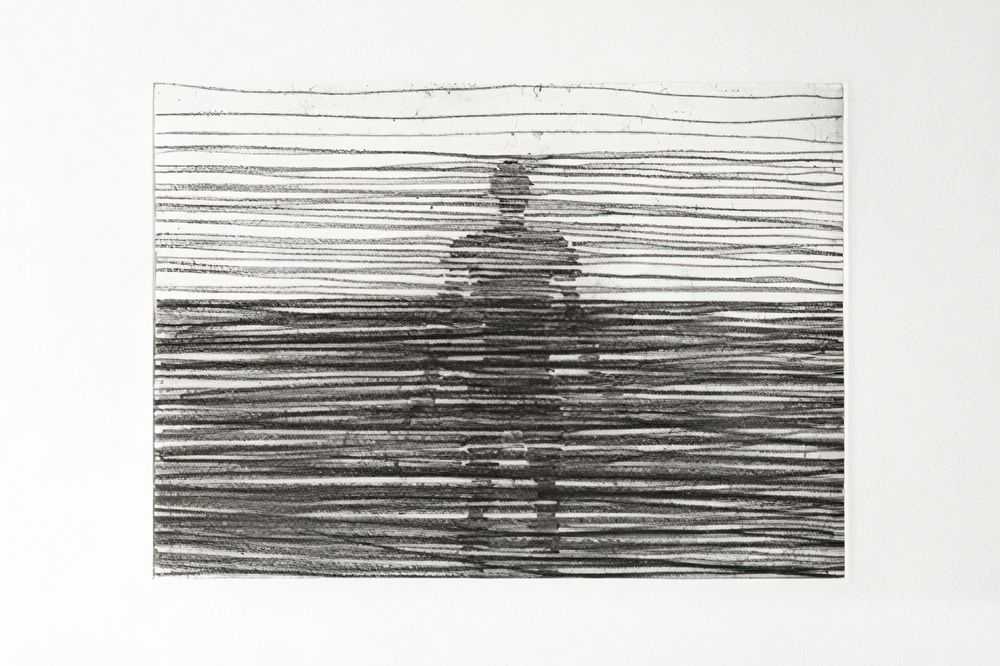 Antony Gormley, ‘Another Place’, 01-11-2013, Print, Etching on BFK Rives Naturel 280gsm, Liverpool Biennial, Numbered