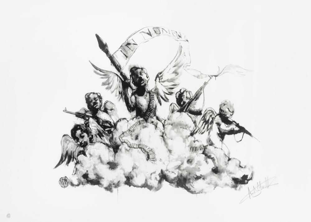 Antony Micallef, ‘Judgement Day’, 20-12-2006, Print, Hand pulled screenprint, Pictures On Walls, Numbered