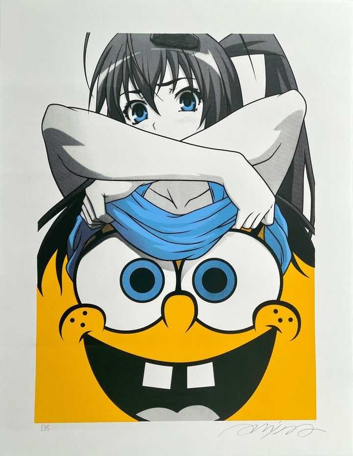 Arika Uno, ‘Sponge Bob (Creased)’, 2018, Print, Screen print on 250g fine art paper, null, Numbered