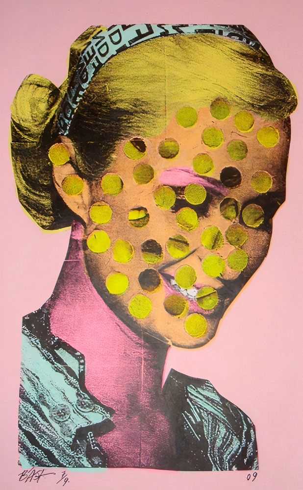 Bäst, ‘Holy Paris’, 29-03-2009, Print, Screenprint with hand-finished elements, BAST NY, Numbered, Handfinished