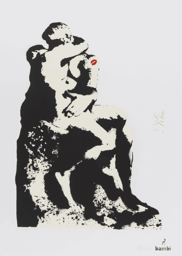 Bambi, ‘Kiss’, 2013, Print, Screenprint in colours, null, Numbered