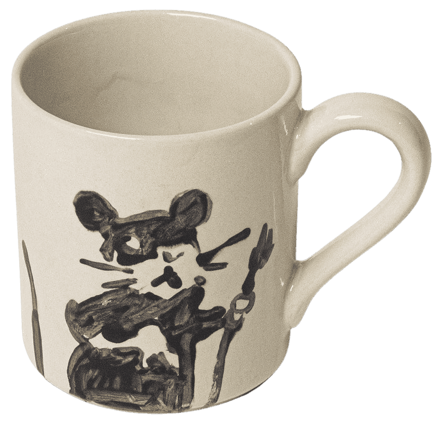 Banksy, ‘Mug (Rat)’, 2019, Sculpture, Hand painted ceramic glazed mug from the man himself, Self-released, Handfinished