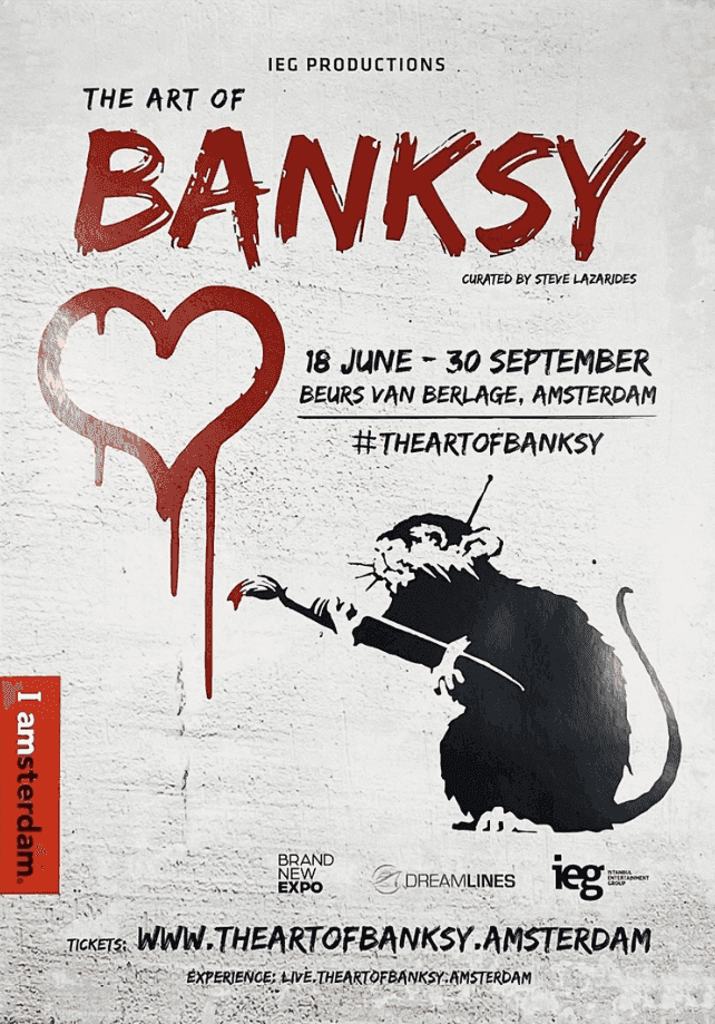 Banksy, ‘The Art of Bansky, Promotional Poster’, 2016, Print, Offset lithograph in colours, Steve Lazarides, 