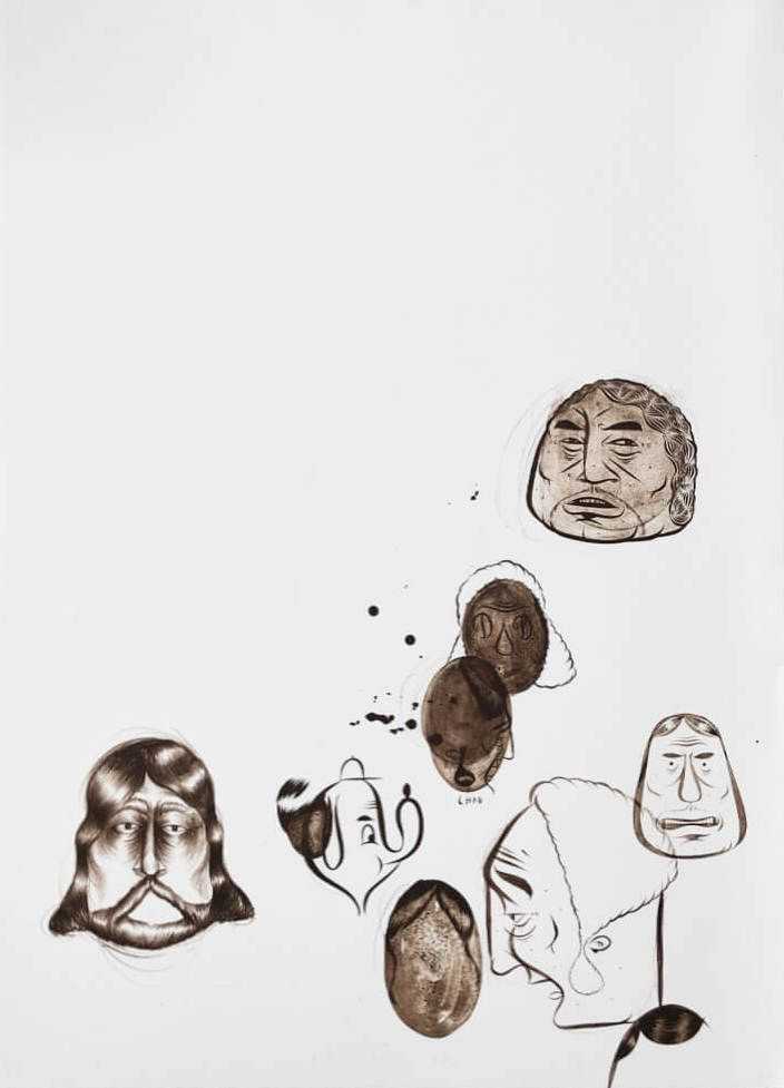 Barry McGee, ‘Untitled #1 (2010)’, 23-07-2010, Print, Lithograph on 250gsm Velin d´Arches paper, Edition Copenhagen, Numbered