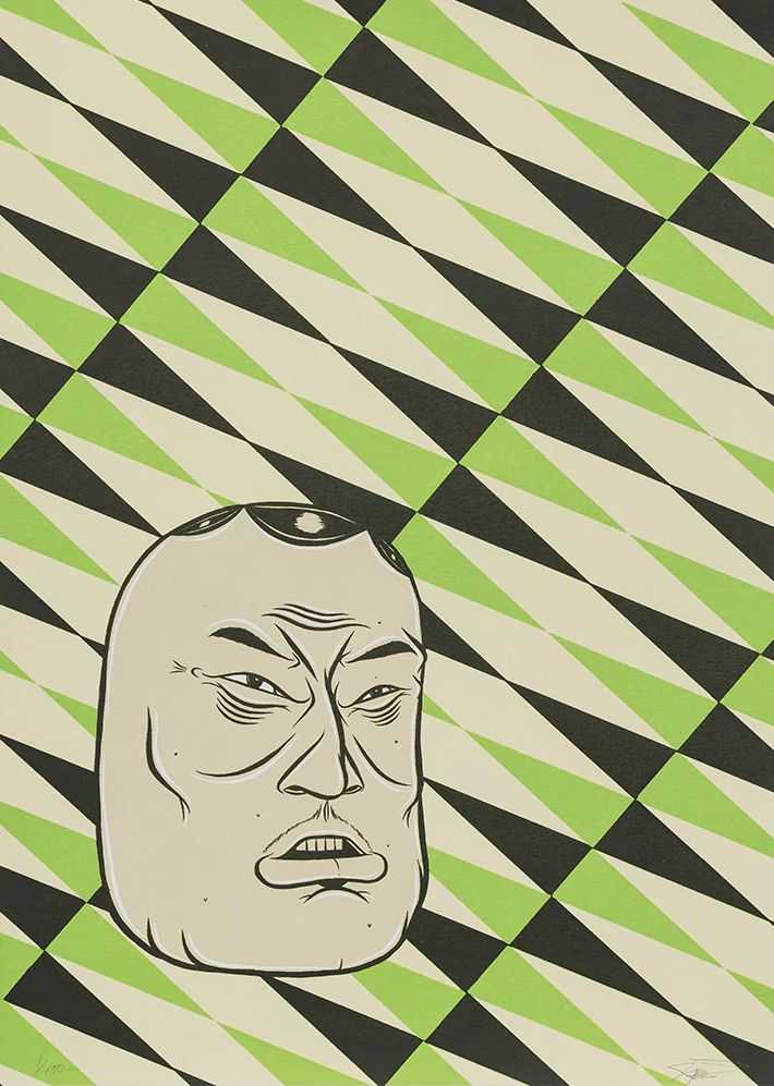 Barry McGee, ‘Untitled (Underdogs)’, 2023, Print, Screen print on Astropack White 320 g/m2 paper, Underdogs Gallery, Numbered
