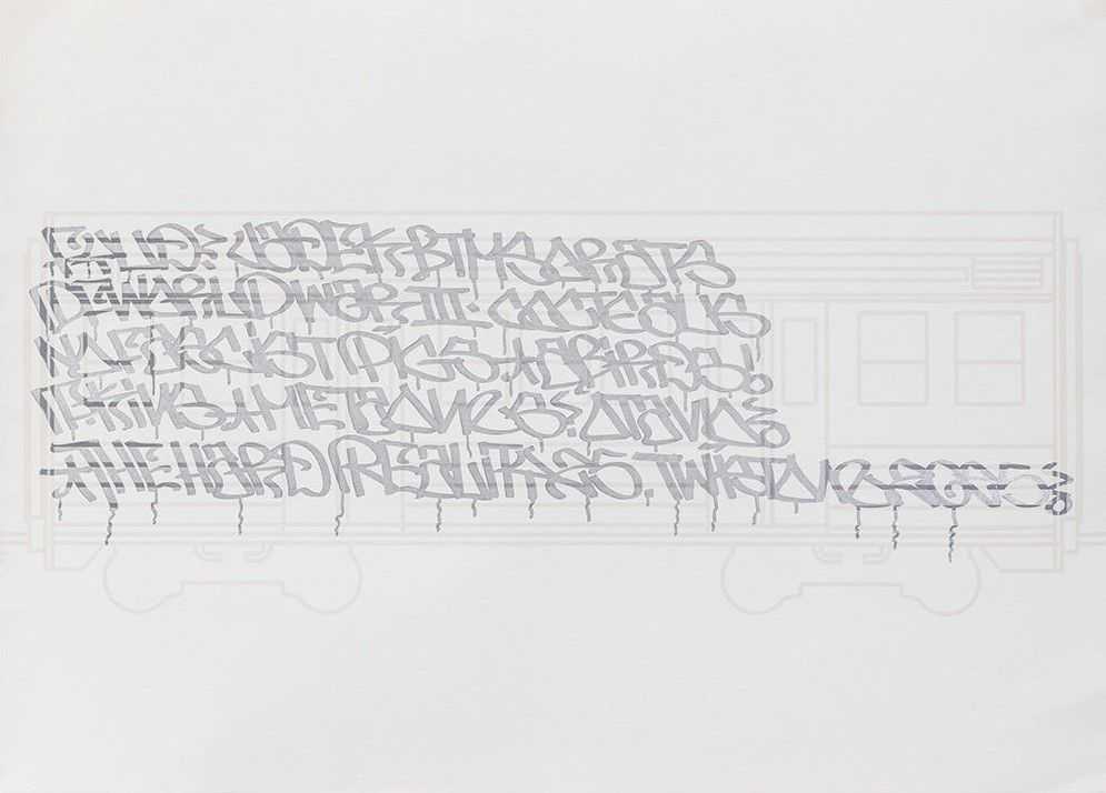 Barry McGee, ‘Wholetrain Barry McGee’, 2025, Print, Giclée print on paper, Velvet 270 g/m2 paper, Underdogs Gallery, Numbered