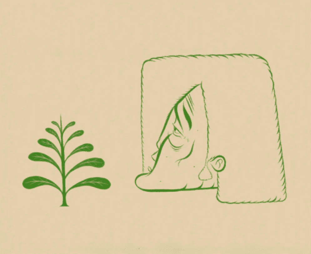 Barry McGee, ‘Green Plant’, 2026, Print, Original silkscreen print on colored paper, null, 