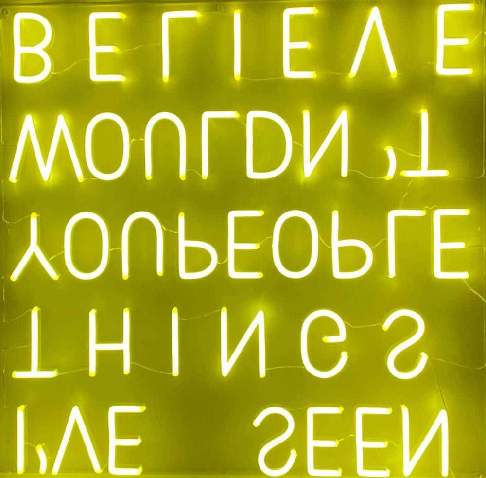 Batik, ‘FAITH (Neon Artwork)’, 2010, Sculpture, Neon LED light letters affixed to clear acrylic back., null, 