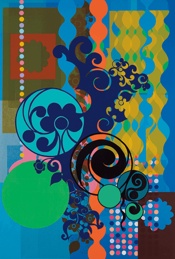 Beatriz Milhazes, ‘Figo’, 2006, Print, Screenprint and woodcut in colors, on heavy Hiromi handmade Kozo paper, null, 