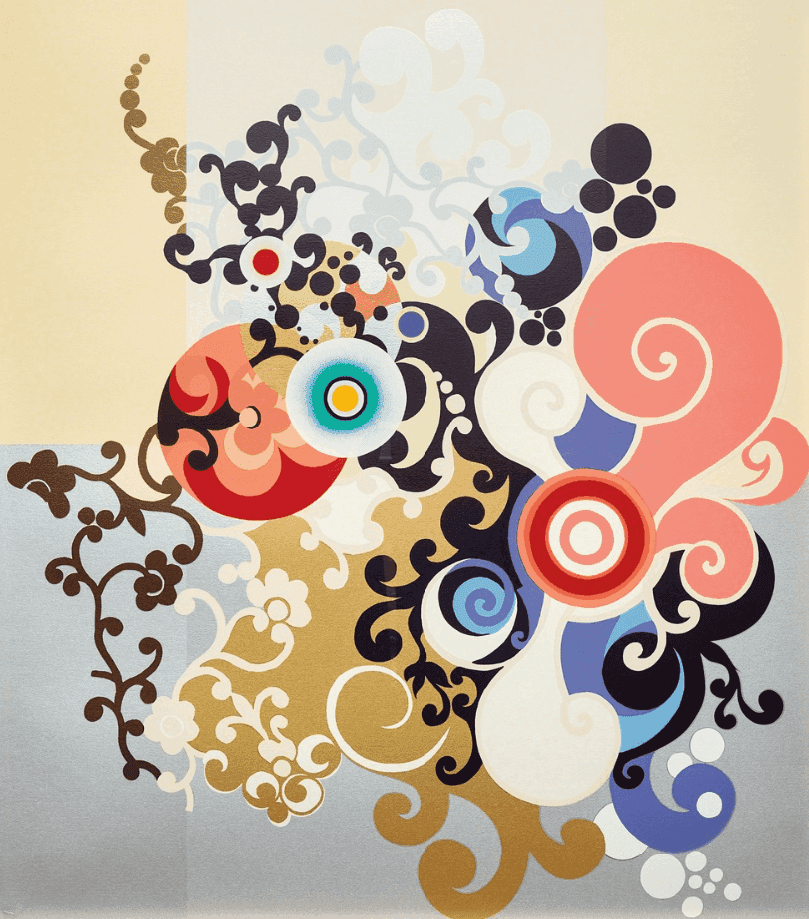 Beatriz Milhazes, ‘Havai (Hawaii)’, 2003, Print, Screenprint in colors, on Waterford paper, the full sheet, Durham Press, Dated
