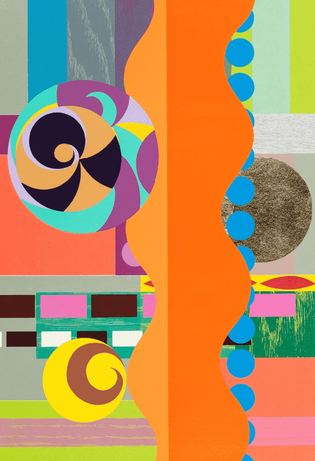 Beatriz Milhazes, ‘Piquenique (Picnic)’, 2010, Print, Woodblock and screenprint in colors on Saunder Waterford paper, Durham Press, Dated