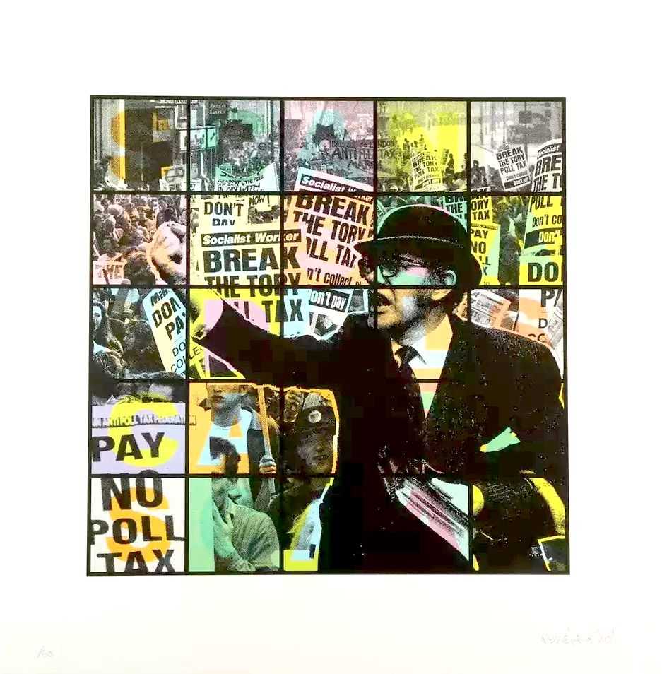 Ben Eine, ‘Scandal’, 09-07-2009, Print, Screenprint, Carmichael Gallery, Numbered