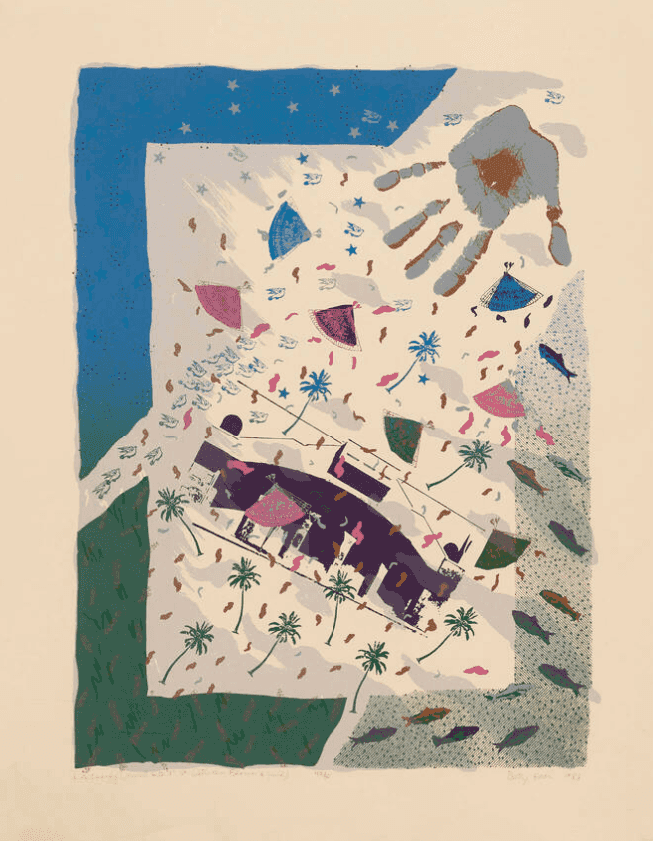 Betye Saar, ‘LA Energy’, 1983, Print, Lithograph in colours, null, Numbered, Dated