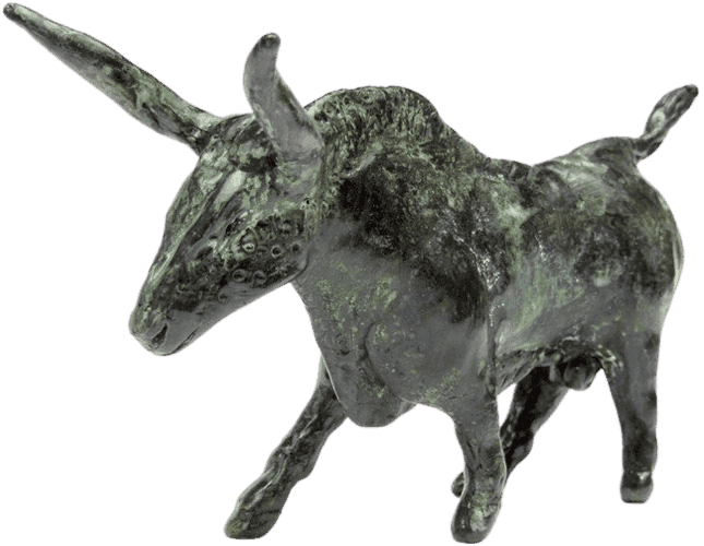 Billy Childish, ‘Auroch’, 07-08-2014, Sculpture, 973 grams of solid bronze with brown and green patinas, L-13 Light Industrial Workshop, Numbered