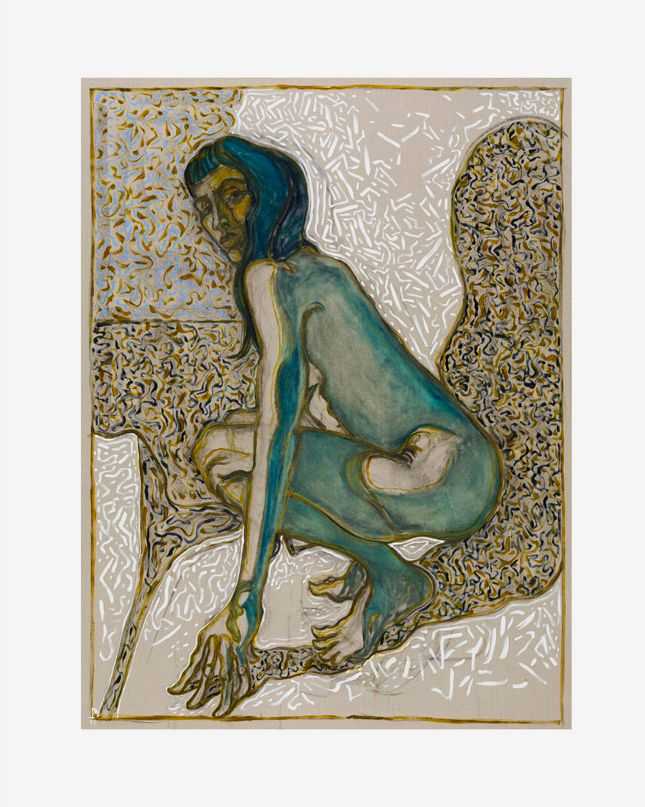 Billy Childish, ‘Juju Squatting’, 09-09-2015, Print, Archival reproduction print on heavy matt stock, L-13 Light Industrial Workshop, Numbered
