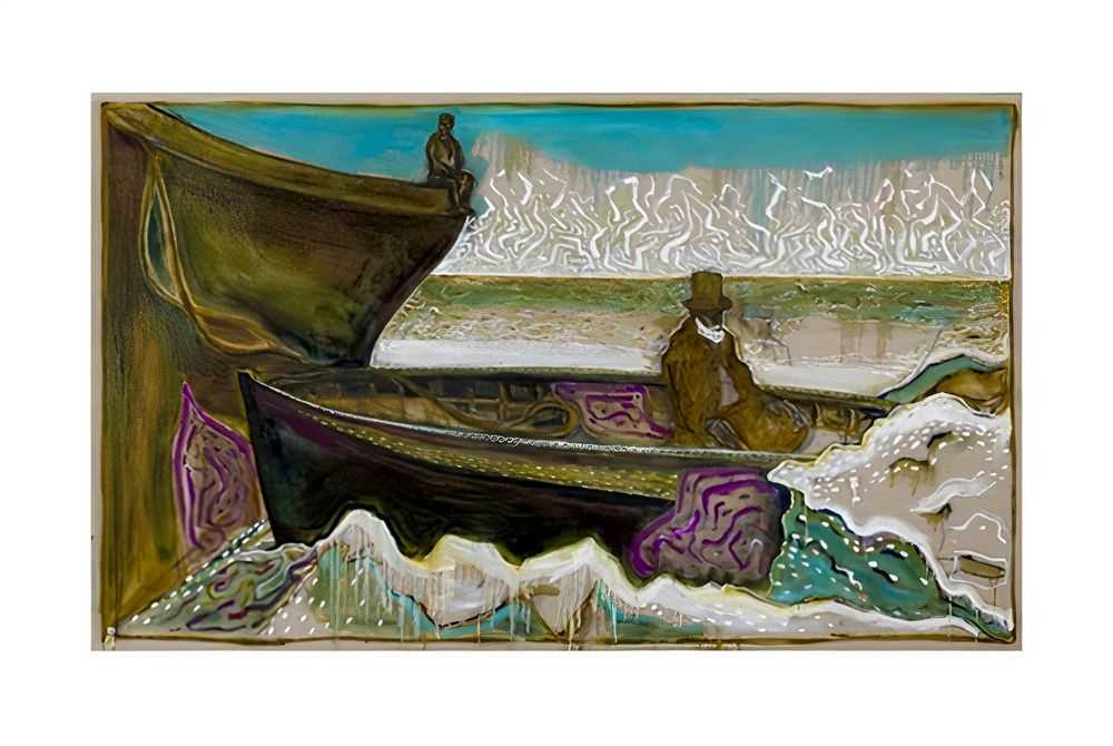 Billy Childish, ‘Man On An Icy Sea (Version V)’, 06-12-2013, Print, Archival reproduction print on heavy matt stock, L-13 Light Industrial Workshop, Numbered