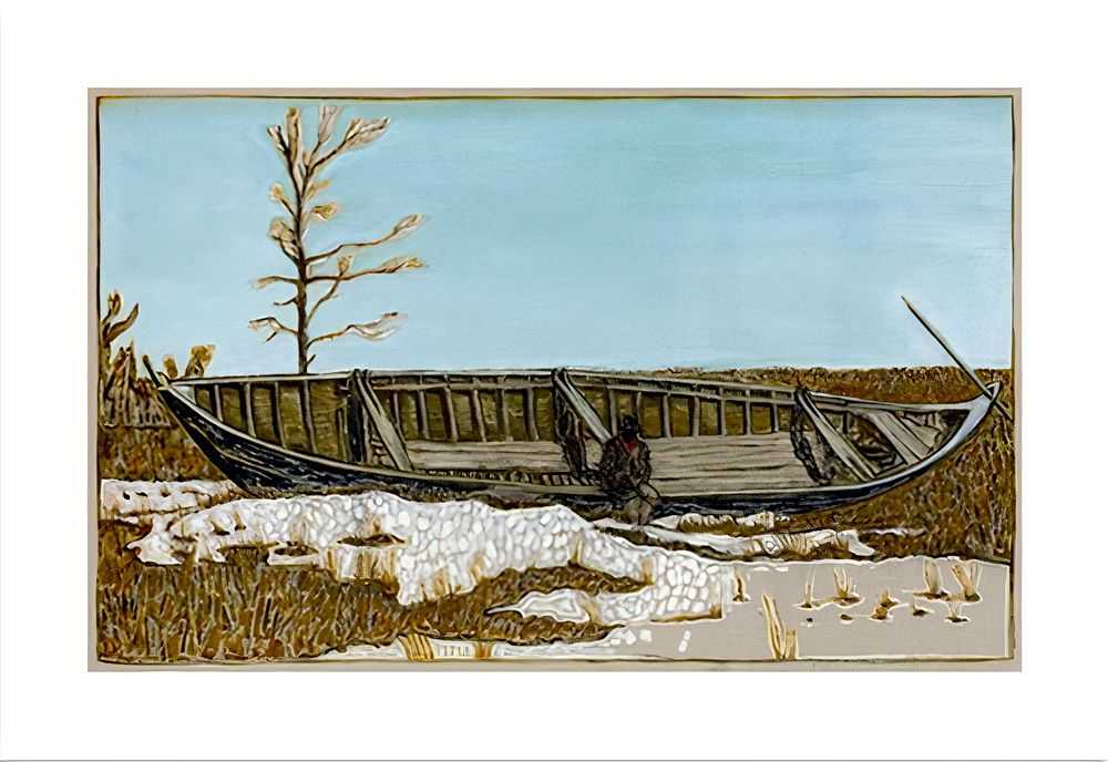 Billy Childish, ‘Man Sitting’, 19-04-2017, Print, Archival reproduction print on heavy matt stock, L-13 Light Industrial Workshop, Numbered