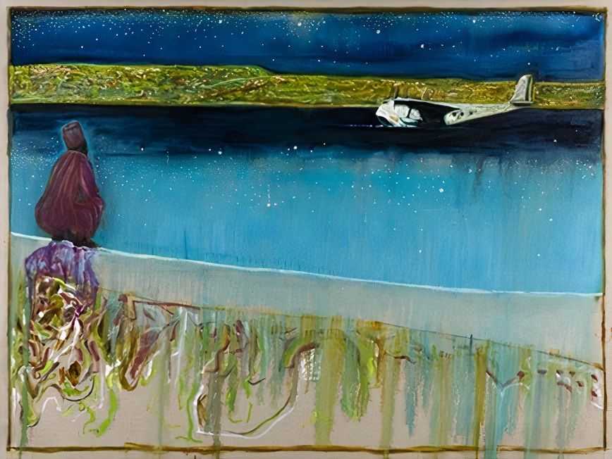 Billy Childish, ‘Sea Of Galilee (Night), 2012’, 22-04-2013, Print, Archival reproduction print on heavy matt stock, L-13 Light Industrial Workshop, Numbered