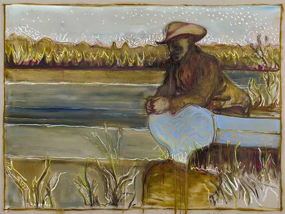 Billy Childish, ‘The River Garden, Kroonstad 1901’, 09-10-2014, Print, Archival reproduction print on heavy matt stock, L-13 Light Industrial Workshop, Numbered