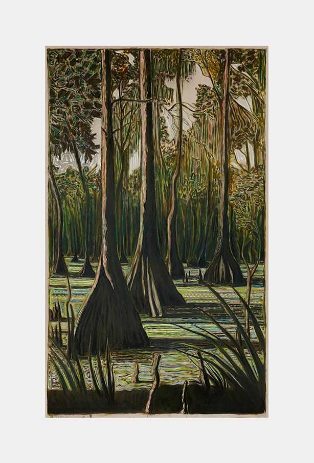 Billy Childish, ‘Through Cypress Trees’, 26-10-2018, Print, Archival reproduction print on heavy matt stock, L-13 Light Industrial Workshop, Numbered