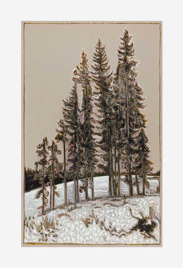 Billy Childish, ‘Trees’, 06-04-2016, Print, Archival reproduction print on heavy matt stock, L-13 Light Industrial Workshop, Numbered