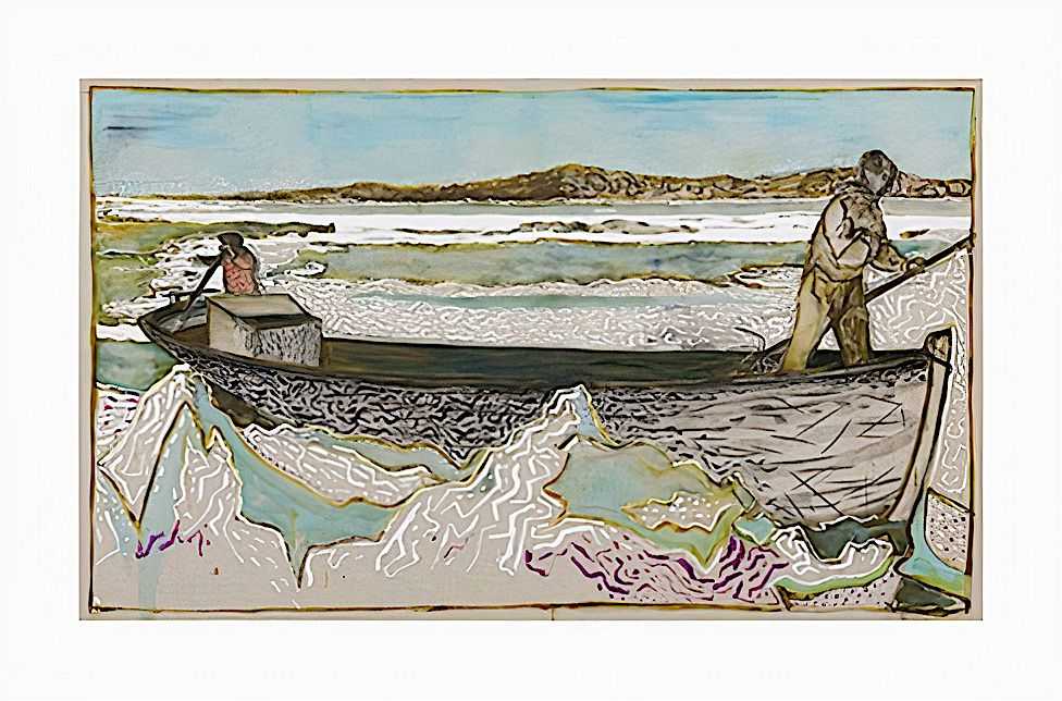 Billy Childish, ‘West St. Modeste, Pinware Bay’, 19-03-2015, Print, Archival reproduction print on heavy matt stock, L-13 Light Industrial Workshop, Numbered
