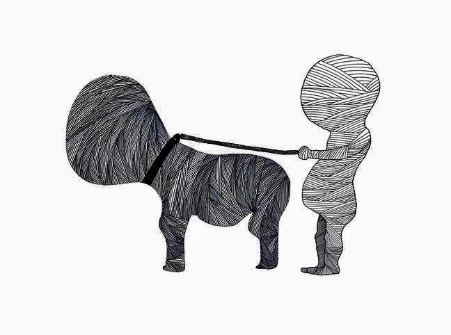 Billy Connolly, ‘Walkies (2012)’, 2012, Print, Fine Art Print, Castle Fine Art, Framed