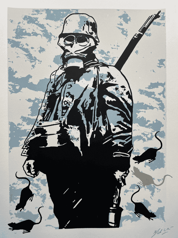Blek le Rat, ‘The Last day Of Your Life’, 2024, Print, Arches Paper 300g, Blek Le Rat, 