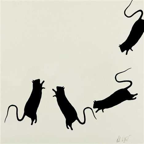 Blek le Rat, ‘Mono Rats’, 2006, Print, Screen print on wove paper, Self released, Numbered