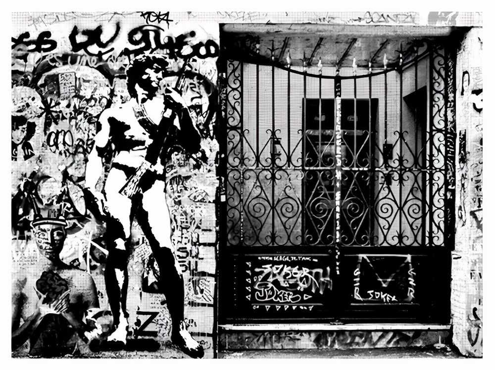Blek le Rat, ‘David’, 05-04-2008, Print, Screenprint, Subliminal Projects, Numbered