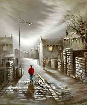 Bob Barker, ‘Early Bath’, 2013, Print, Canvas on board, Castle Fine Art, Framed