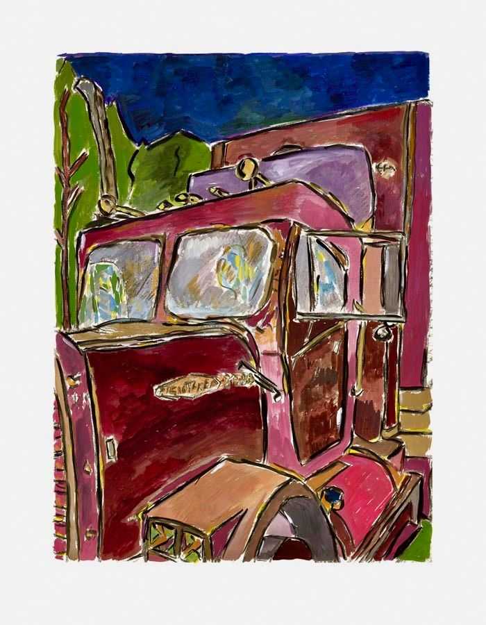 Bob Dylan, ‘Truck  (2008) (Framed)’, 2008, Print, Fine Art Print, Castle Fine Art, Numbered, Framed
