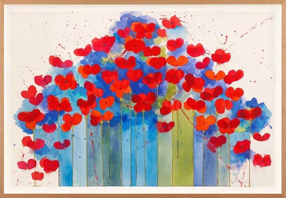 Brian Clarke, ‘Vivid Presence’, 2025, Print,  Giclée print on Cotton Smooth Rag, HENI, Numbered, Framed