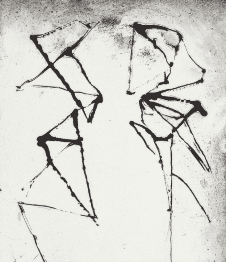 Brice Marden, ‘Etchings to Rexroth - III’, 1986, Print, Etching and aquatint, Peter Blum Edition, Numbered