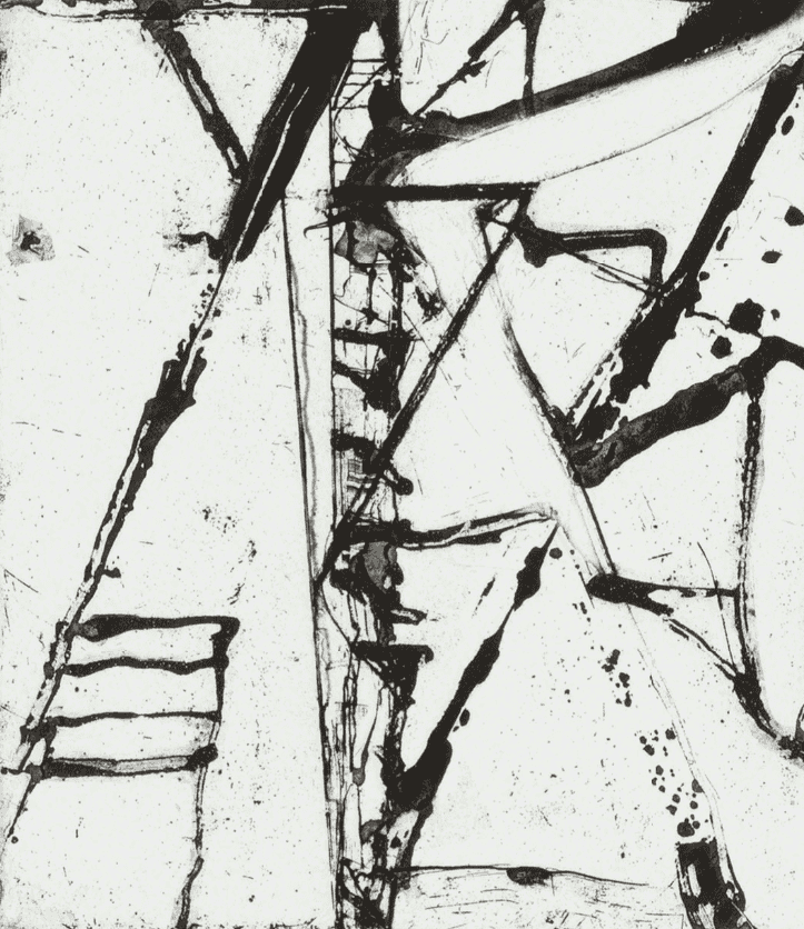 Brice Marden, ‘Etchings to Rexroth - XIX’, 1986, Print, Etching and sugarlift aquatint on wove paper, Peter Blum Edition, Numbered, Dated