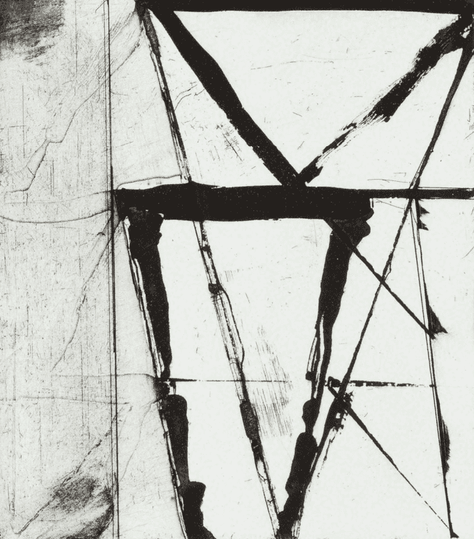 Brice Marden, ‘Etchings to Rexroth - XVII’, 1986, Print, Etching and sugarlift aquatint on wove paper, Peter Blum Edition, Numbered, Dated
