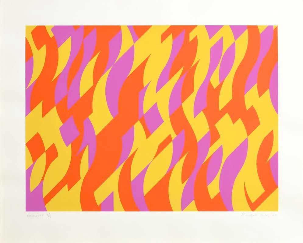 Bridget Riley, ‘Carnival’, 2000, Print, Screenprint, null, Numbered, Dated