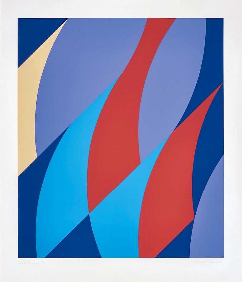 Bridget Riley, ‘Large Fragment’, 2006, Print, Screenprint on paper, null, Numbered, Dated