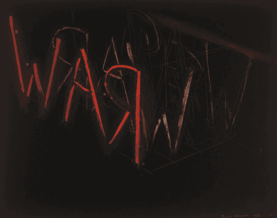 Bruce Nauman, ‘Raw War’, 1971, Print, Color lithograph printed from three stones on White Arches paper, Cirrus Editions, Numbered