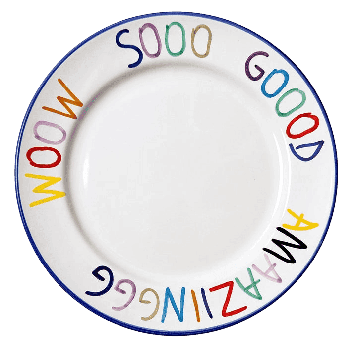 CB Hoyo, ‘Woow' Hand Painted Ceramic Plate’, 2024, Collectible, Hand Painted ceramic plate, null, 