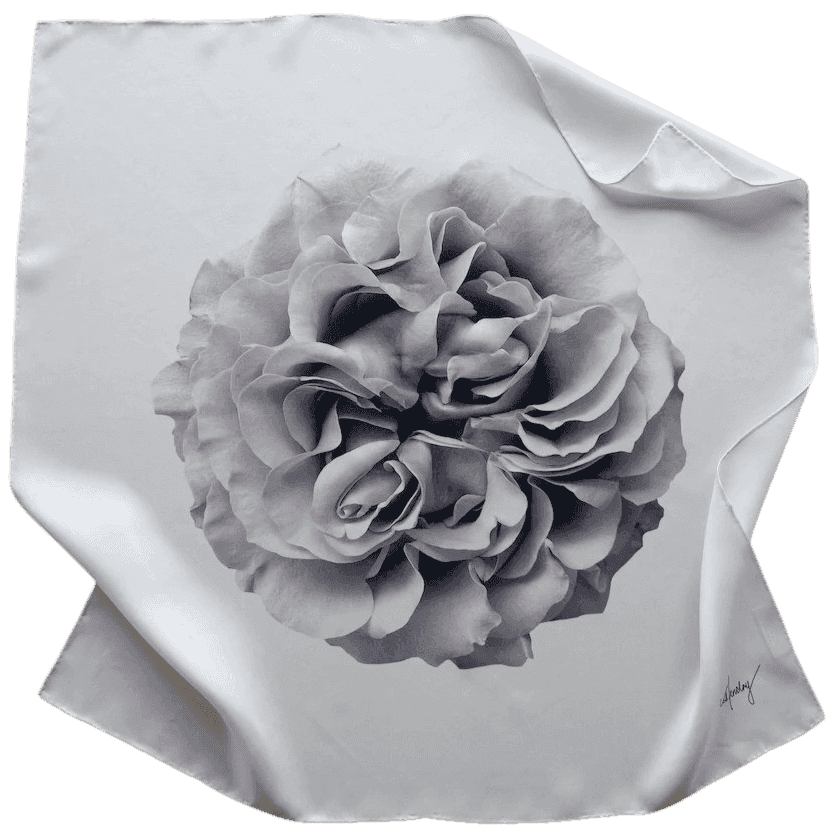 CJ Hendry, ‘David Austin Rose Scarf’, 19-05-2022, Collectible, 100% Silk and made in France, Self-released, Numbered