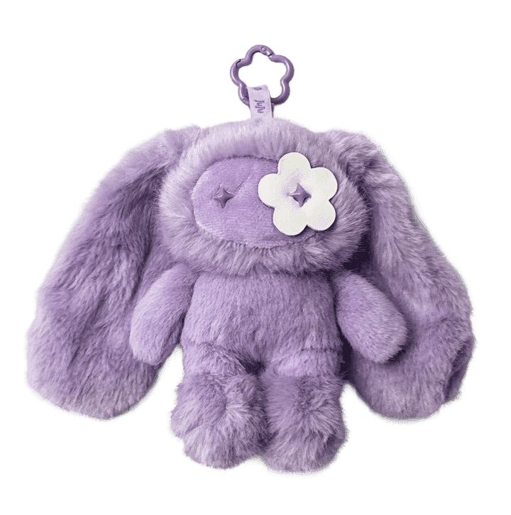 CJ Hendry, ‘Easter JUJU - Cookie (Purple)’, 2026, Sculpture, Various plush Materials, Leather flower eye, Polyester filling, Metal clasp. Metal egg tin and fold out "map" poster + stickers. , null, 