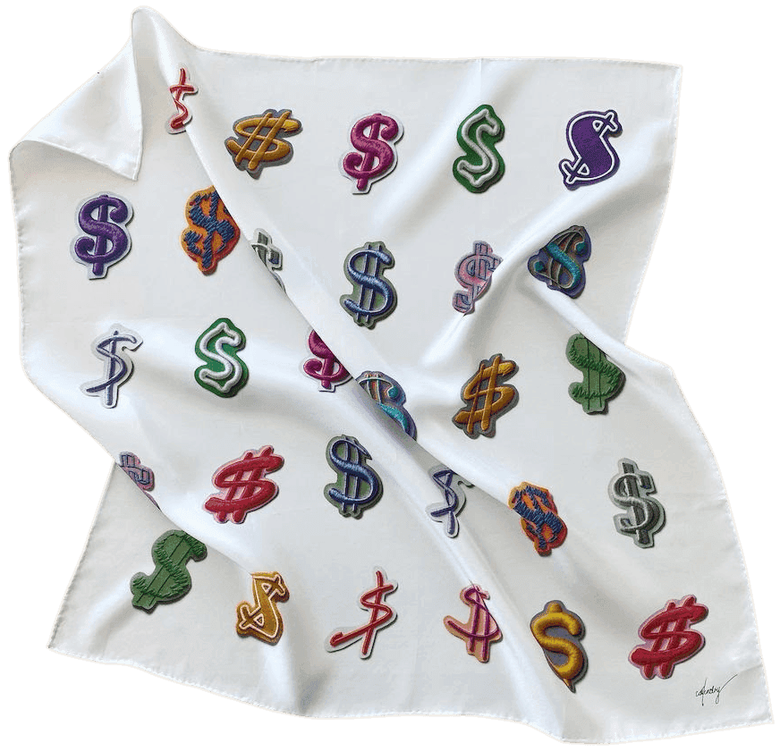 CJ Hendry, ‘Nouveau Riche’, 03-12-2020, Collectible, 100% Silk and made in France, Self-released, Numbered