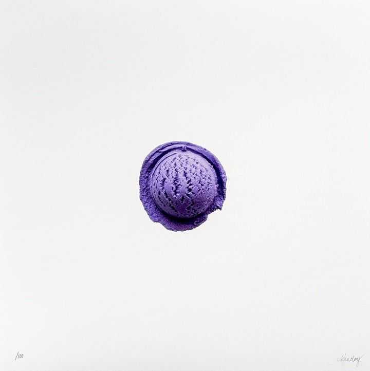 CJ Hendry, ‘Purple Ice Cream Scoop’, 2025, Print, Archival Giclée print on 100% cotton 360gsm paper, null, 