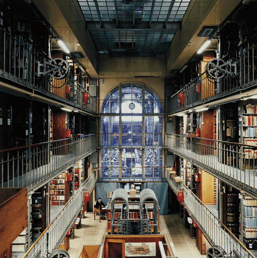 Candida Höfer, ‘Bibliothèque Nationale de France Paris XV’, 1998, Print, Chromogenic print, null, Numbered, Dated