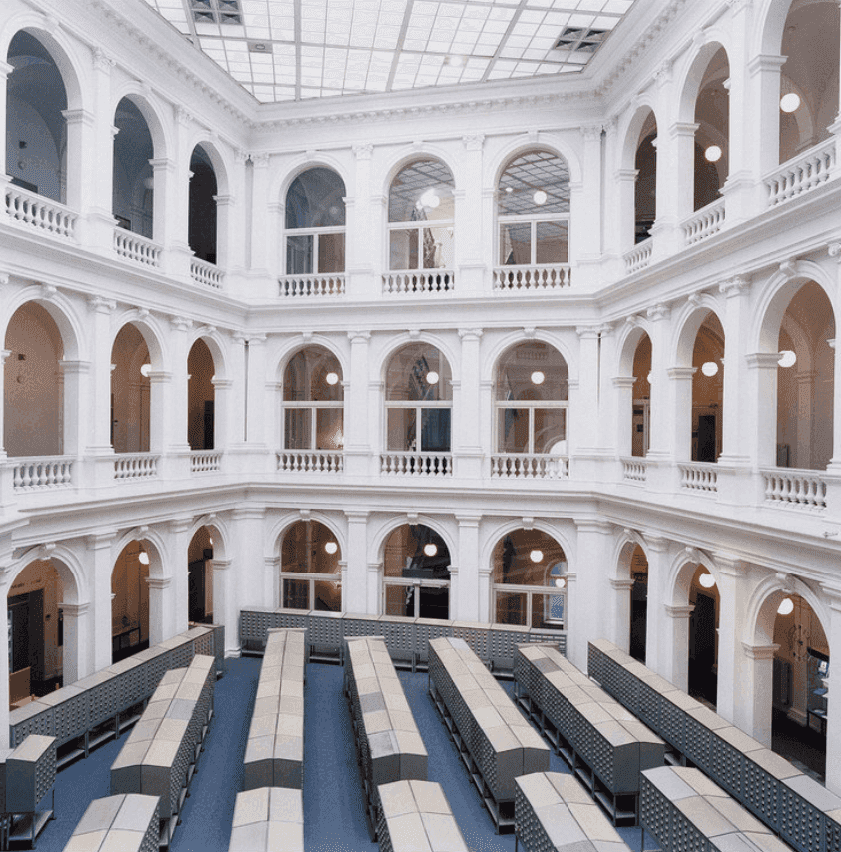 Candida Höfer, ‘Universitätsbibliothek’, 2002, Print, Two set of two chromogenic prints on photo paper flush-mounted to forex board, null, Numbered