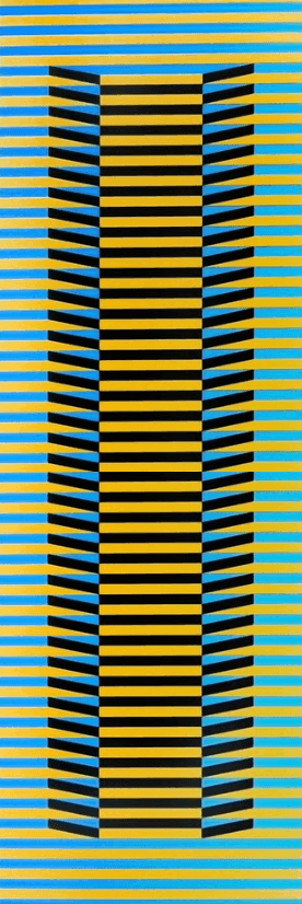 Carlos Cruz-Diez, ‘Inducción de Rosa Vertical’, 2010, Sculpture, Chromography on aluminium, null, Numbered
