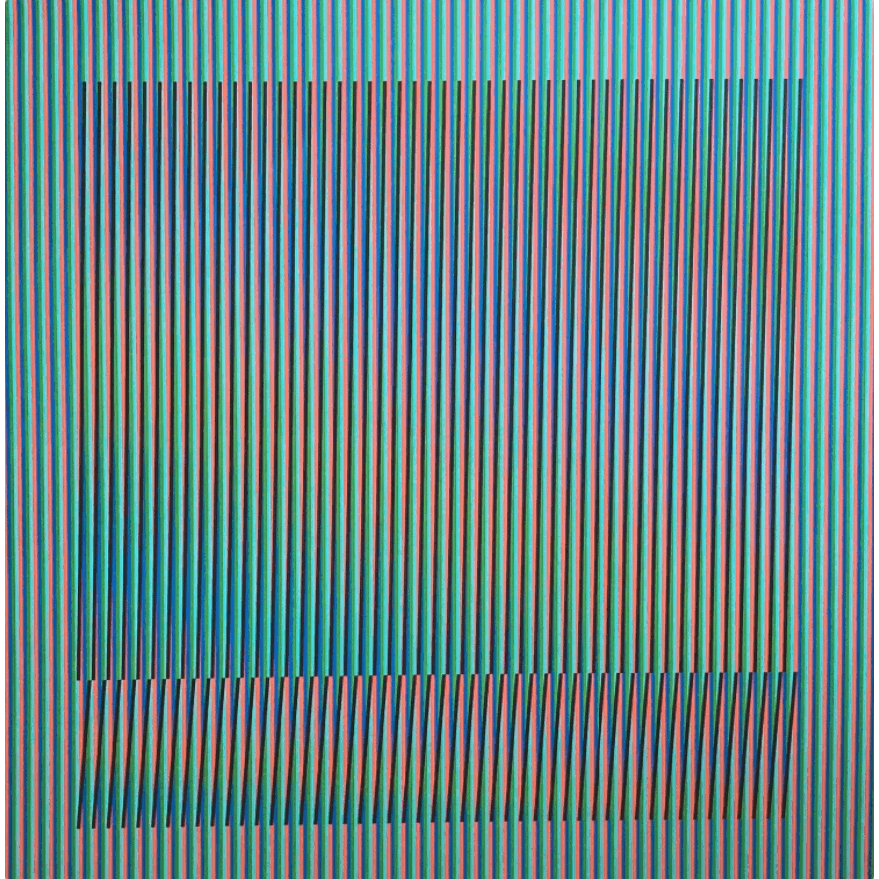 Carlos Cruz-Diez, ‘Orinoco III’, 2018, Print, Lithograph on paper, Poligrafa, Barcelona, 